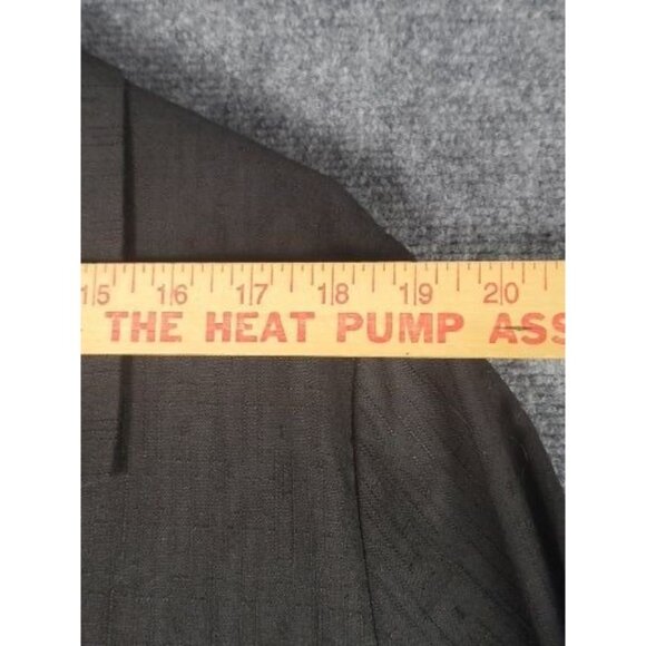 Vintage Joanna Petite Blazer Black Women Sz L Gold Button Office 90s Workwear‎ - Picture 6 of 10